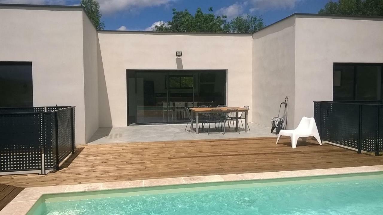 Villa Piscine Sud France Verzeille Exterior foto