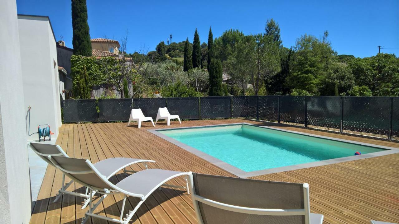 Villa Piscine Sud France Verzeille Exterior foto